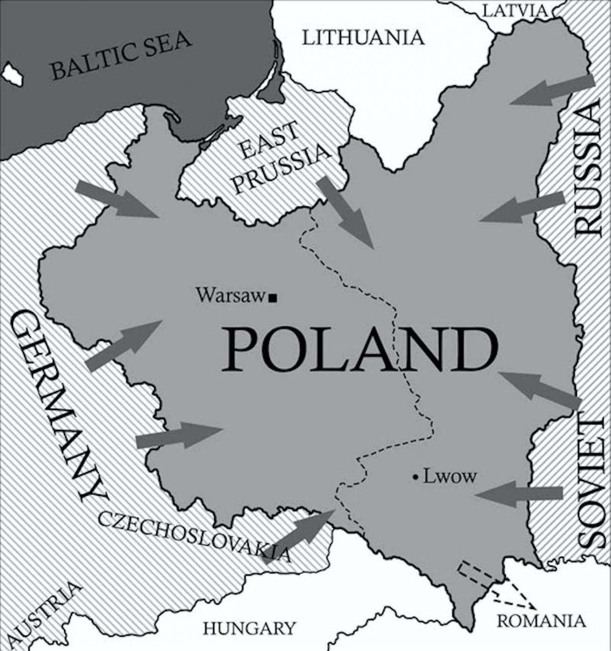 1938 Poland Invaded by Nazi Germany and Soviet Russia, WW II
